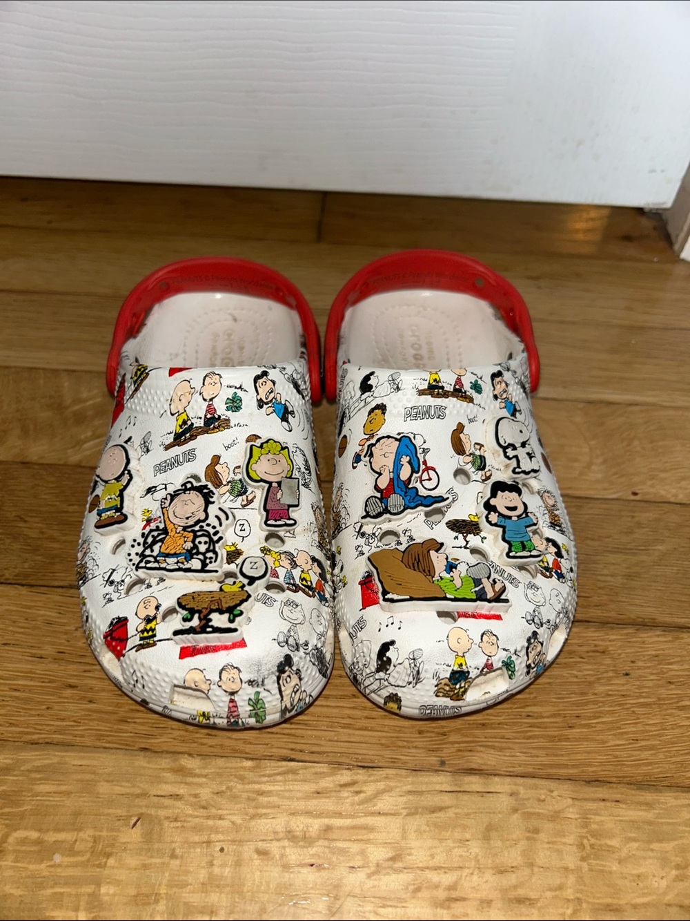 Peanuts Kids Crocs. Size 13